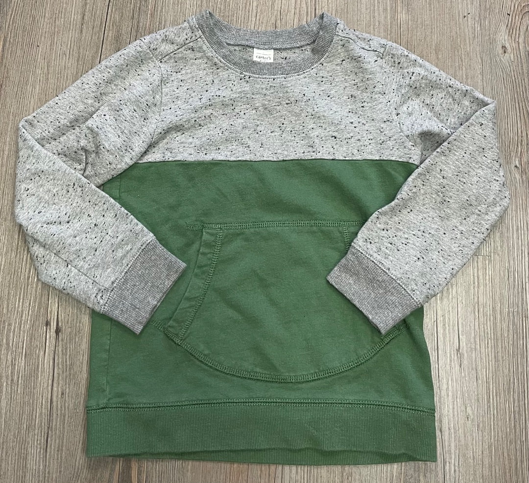 Green,Grey Carters Sweatshirt, 6Y
