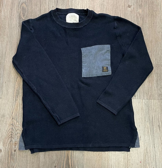 Navy Zara Knit Sweater, 9Y