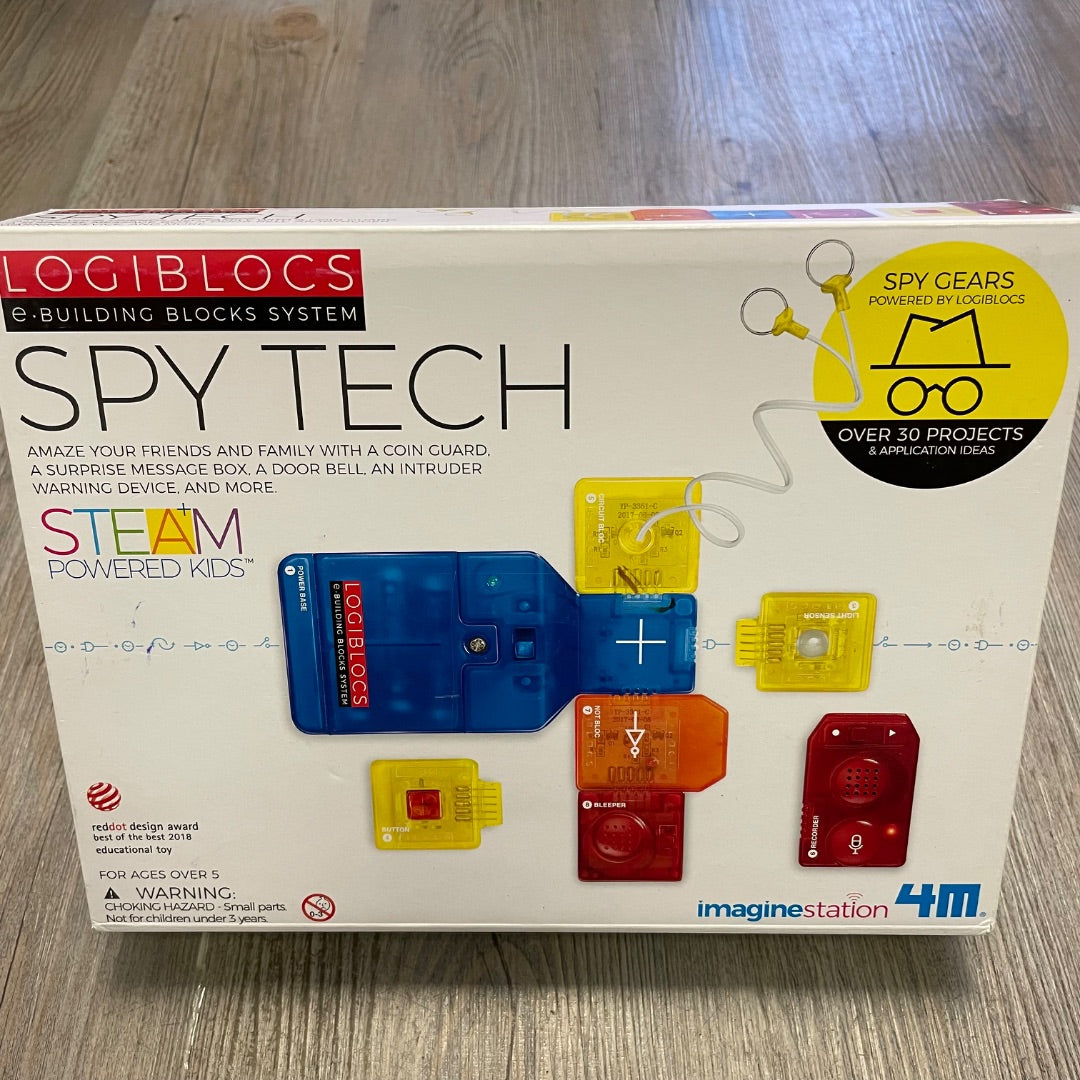 Multi Colour  Spy Tech  Logi Blocs, Pre-owned