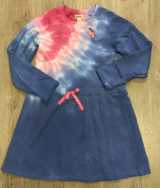 Tiedye Hatley LS Dress, 8Y