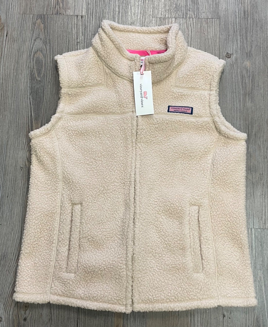 Camel Vineyards Vines Sherpa Vest, 14Y