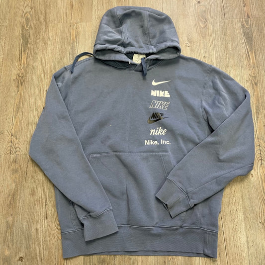 Blue Nike Pullover Hoodie, Small Youth