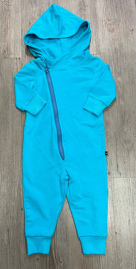 Blue Lola & Taylor Hooded Onesie, 12-18M