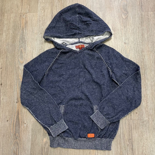 Navy 7 For All Mankind Pullover Hoodie, 7Y