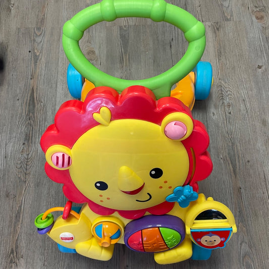 Multi Colour Fisher Price Musical lion Walker, Pre-owned