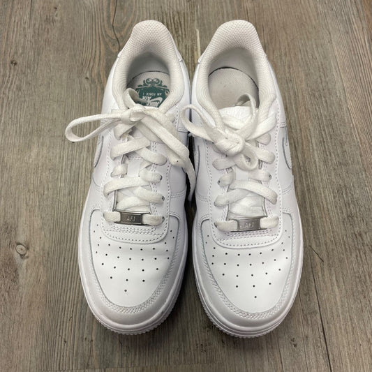White Nike Air Force 1 Lace Up Sneaker, 4.5Y