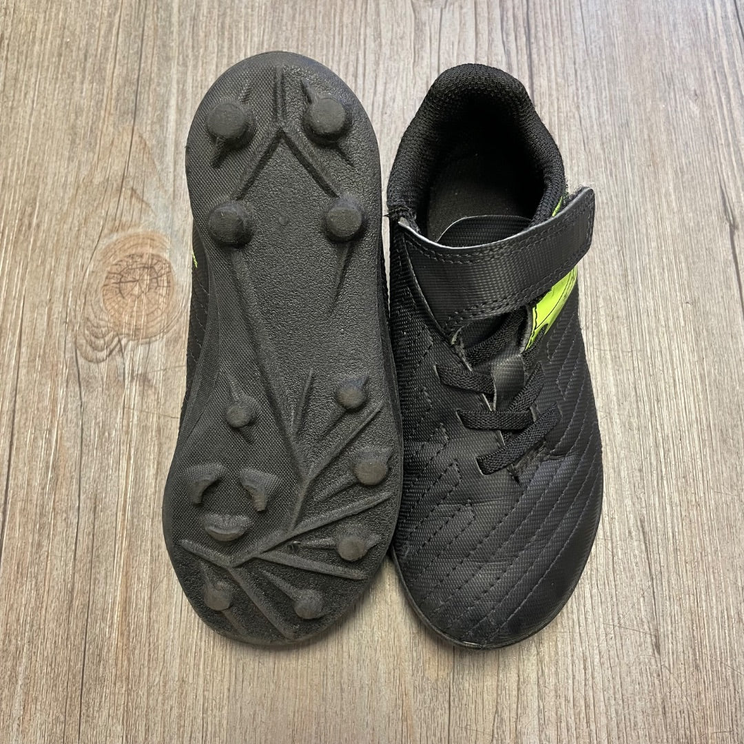 Black Lime Kipsta Soccer Cleats, 10T