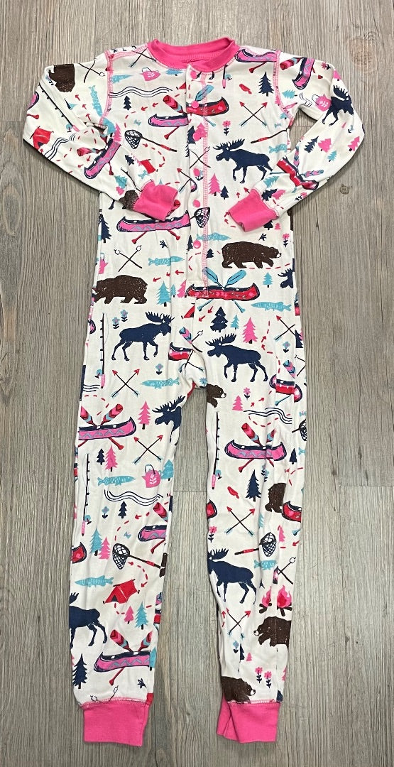 Multi Colour Little Blue House Pj Onesie, 4Y