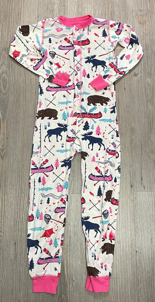 Multi Colour Little Blue House Pj Onesie, 4Y