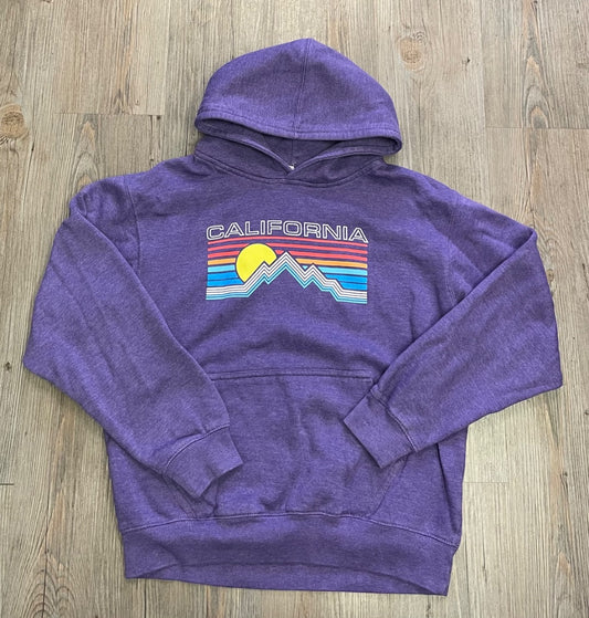 Purple Smart Blanks Pullover Hoodie, 12Y