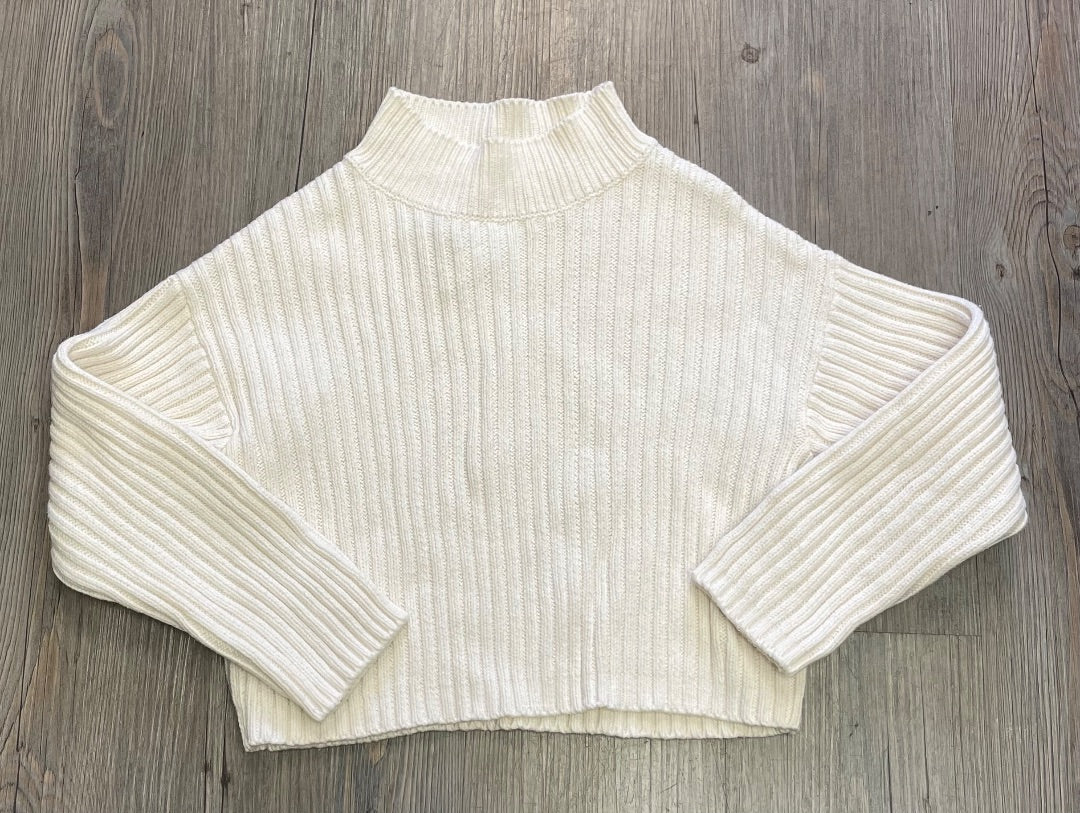 Ivory Zara Cable Knit Sweater, 8-9Y