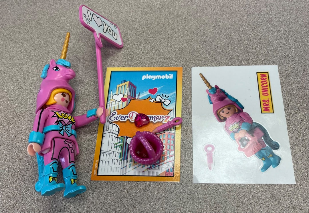 Pink Playmobile Unicorn Play Set