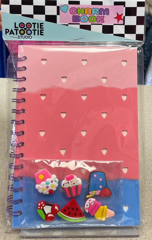 Pink Lootie Patootie Charm Book, NEW