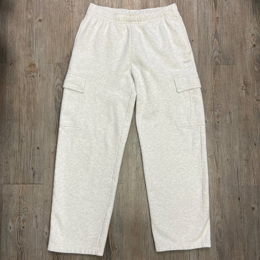 Heather Chrome TNA Sweatfleece Mega Fit Joggers, Small