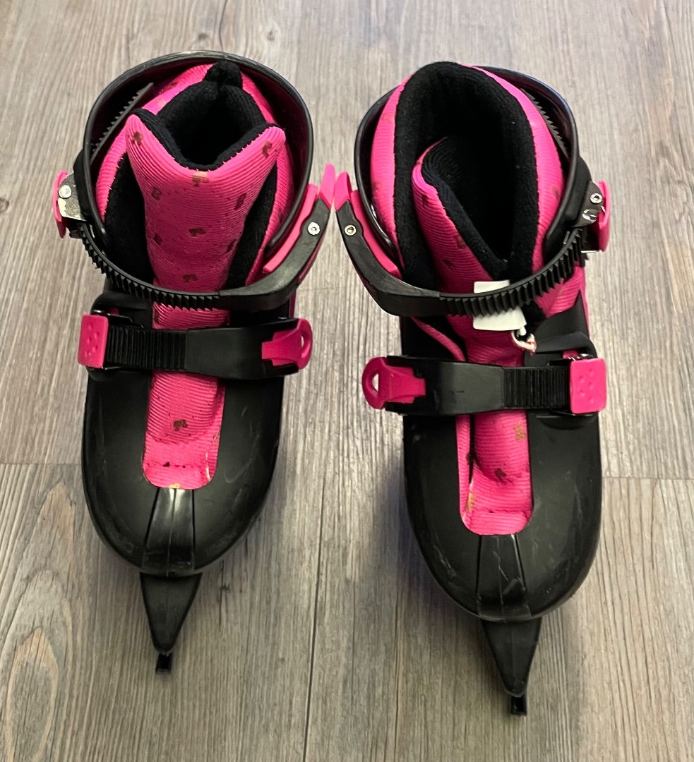 Pink Barbie Adjustable Hockey Skate, 12-2Y