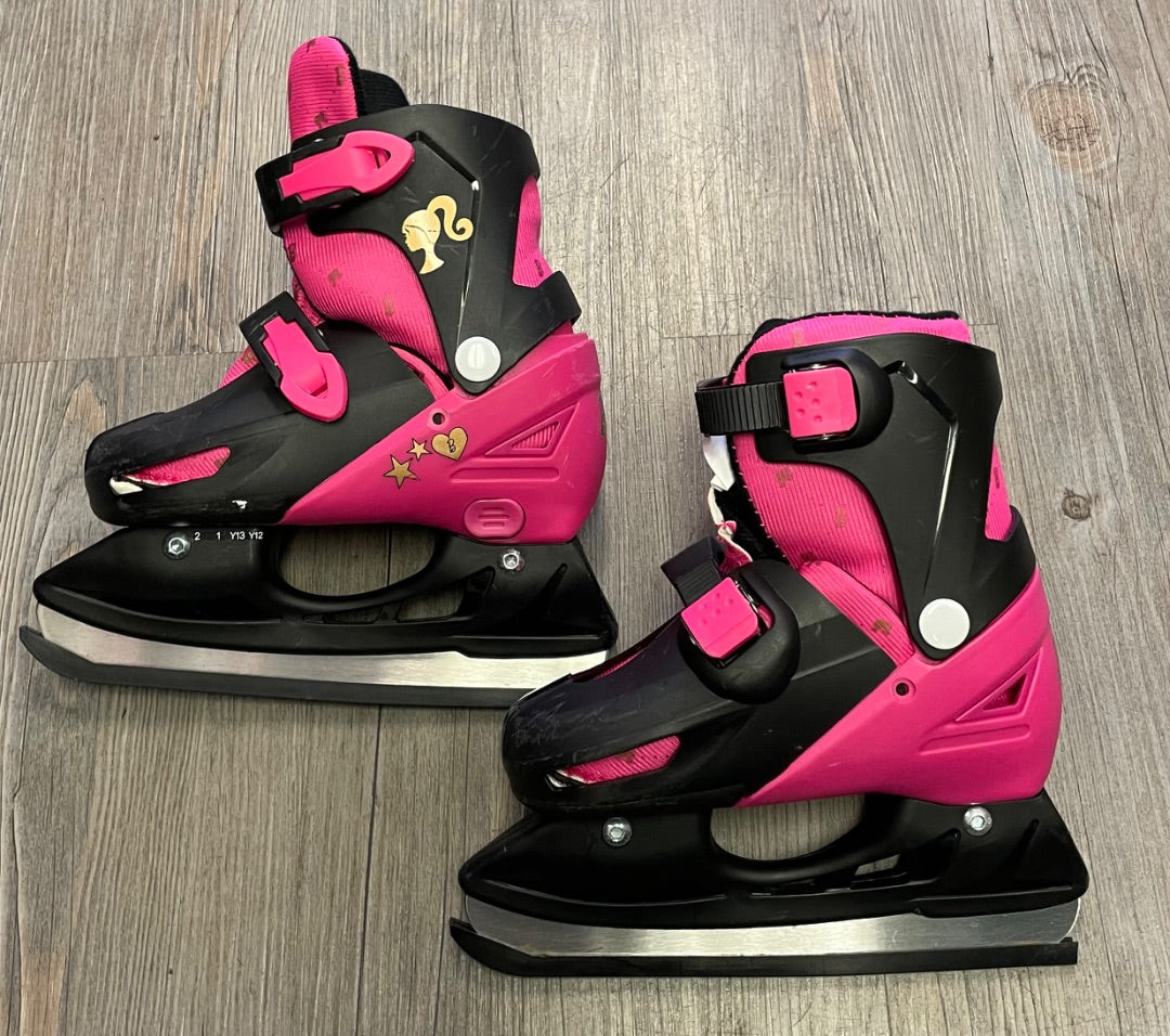 Pink Barbie Adjustable Hockey Skate, 12-2Y
