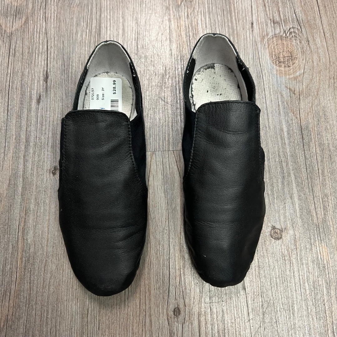Black  Jazz Shoes, 6Y