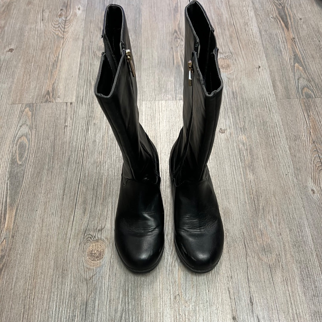 Black MK Dress Boots, 4Y
