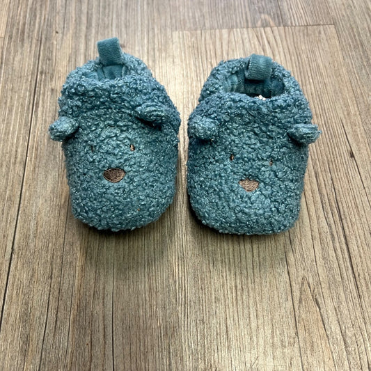 Blue Carters Bear Slippers, 12-18M