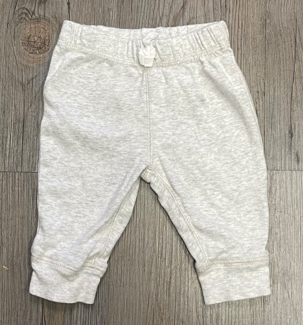Grey Carters Baby Pants, 3M