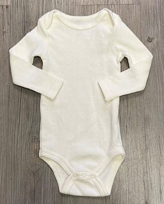 White Moon Organics LS Onesie, 6-9M