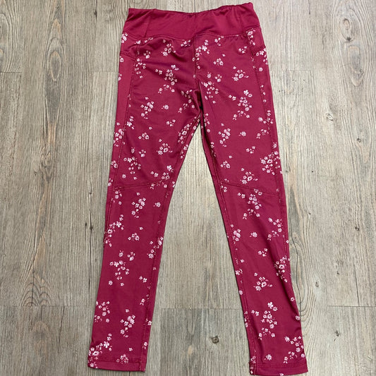 Raspberry Oshkosh Legging, 8Y