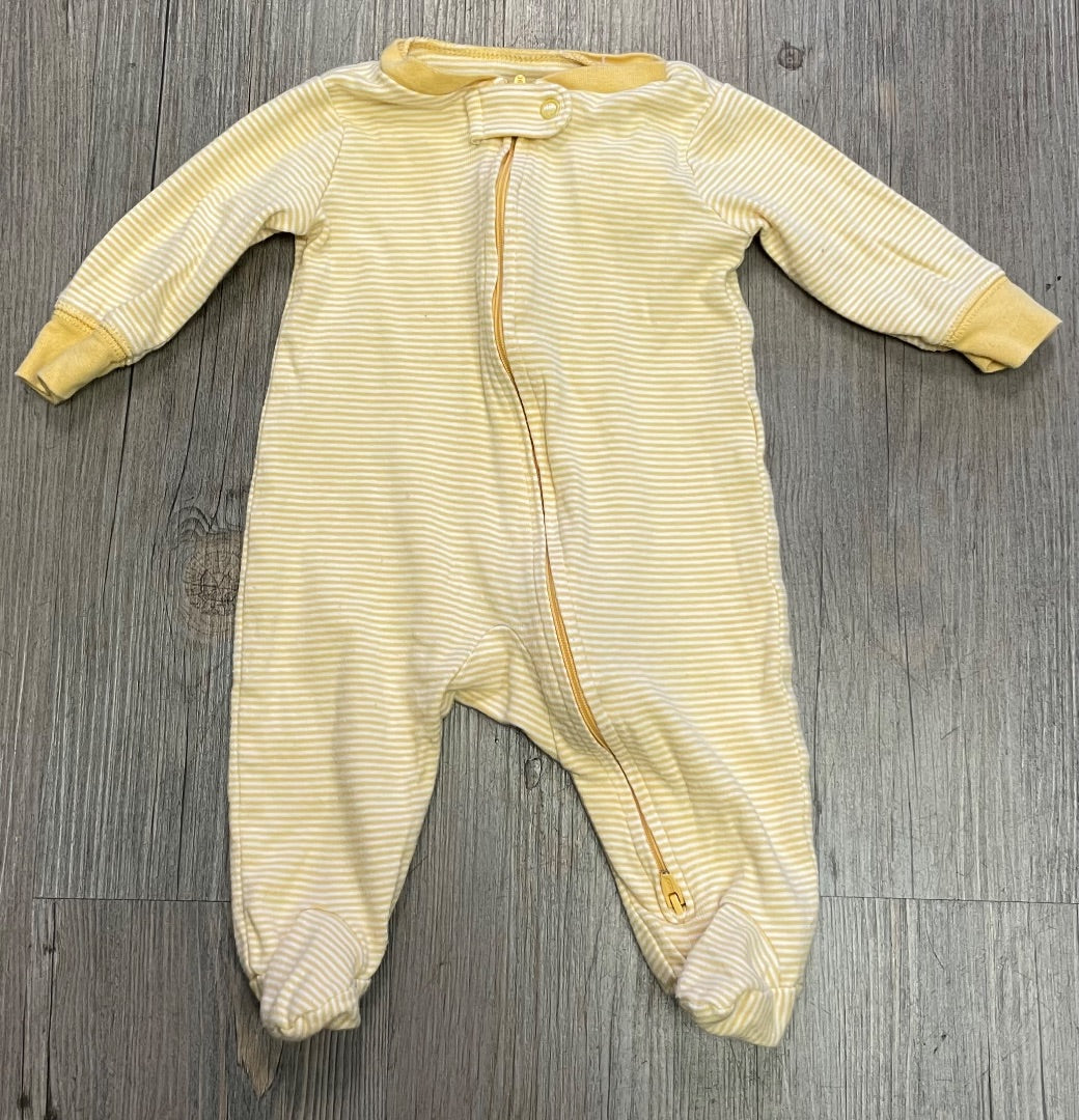 Yellow Carters Pj Onesie, 3M
