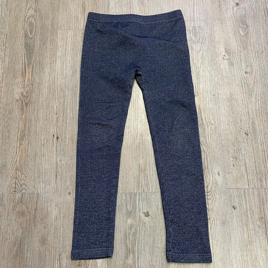 Glitter Navy Childrens Place Legging, 7-8Y
