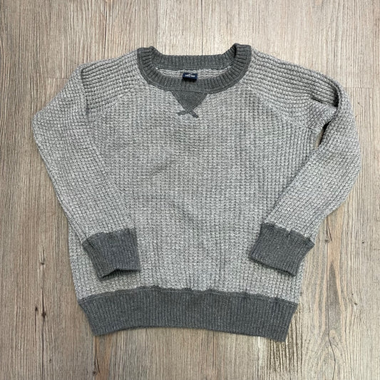 Grey Gap Knit Sweater, 3Y