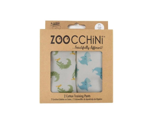 Sharks & Alligators Zoocchini 2 Cotton Training Pants, 3T-4T