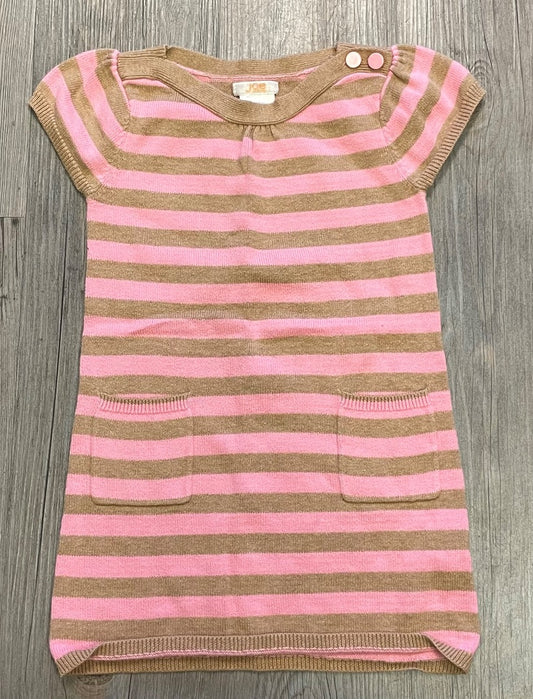 Pink/ Brown Joe Fresh Knit Dress, 3Y
