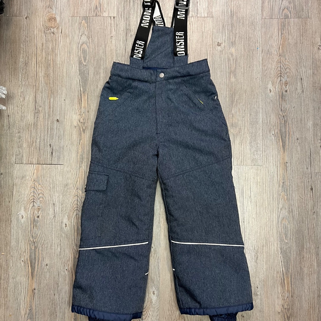 Navy, Monster, Adjustable Snowpants