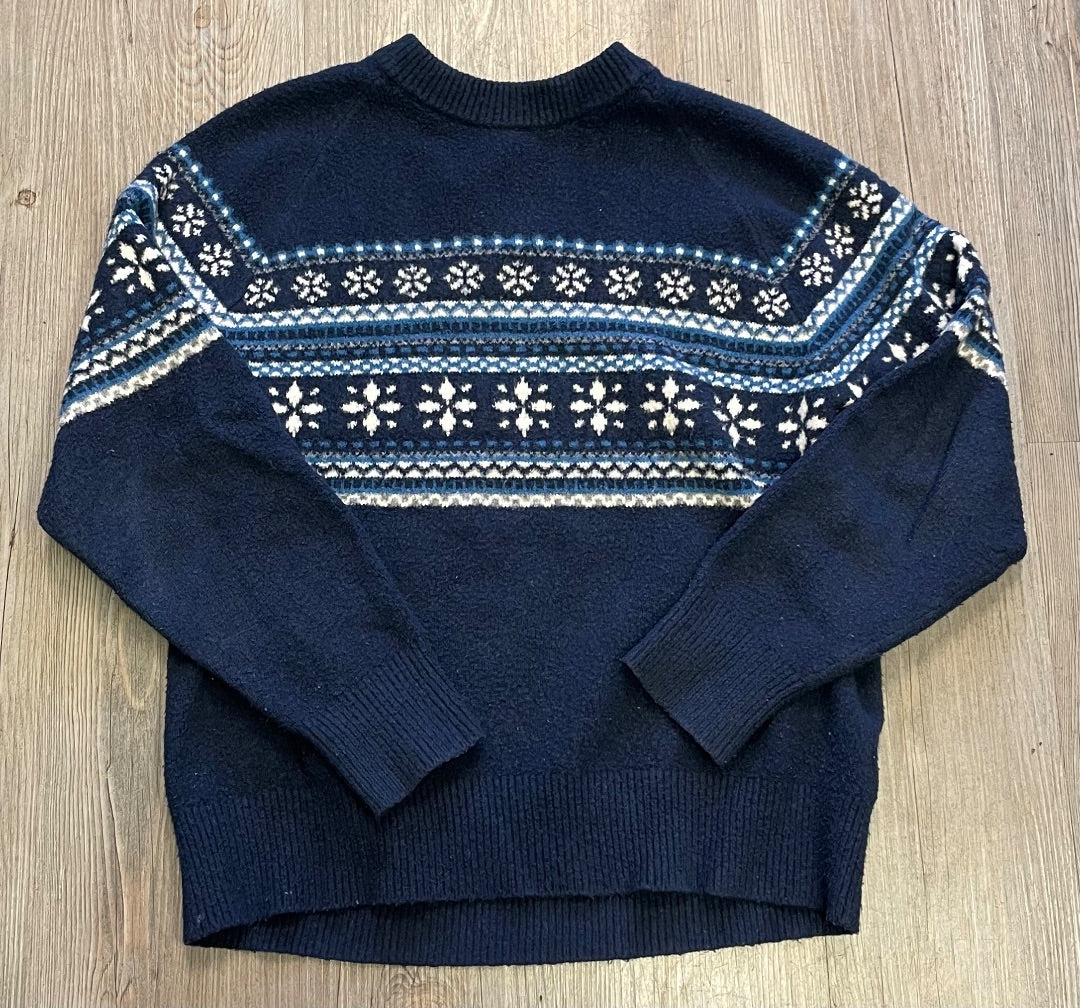 Navy Uniqlo Knit Sweater, 11-12Y