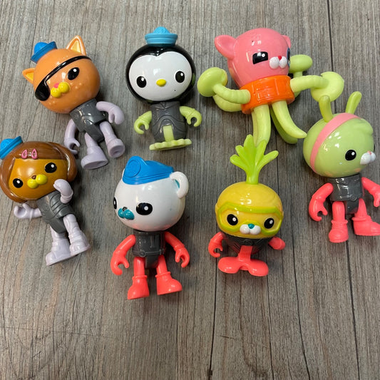 Multi Colour Fisher Price Octonauts Octo Glow Crew Pack, Pre-owned