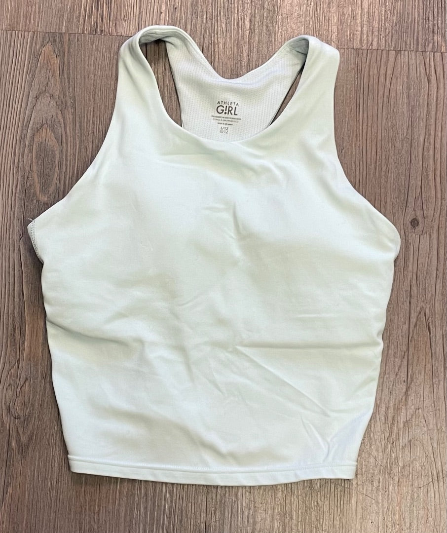 Mint Athleta Girl Longline Bra, 8-10Y