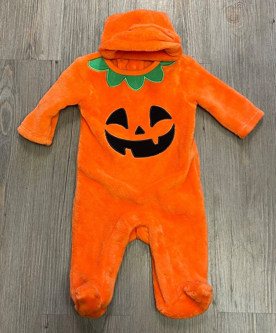 Orange Rococo Pumpkin, 0-3M