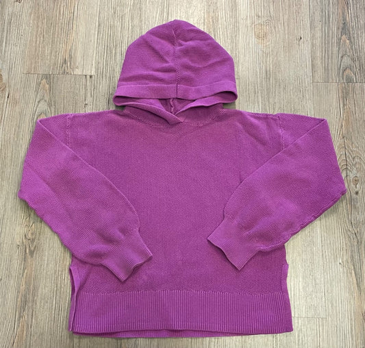 Purple Gap Knit Hooded Sweater, 10Y