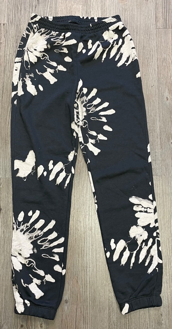 Black/Beige H&M Tie Dye Sweatpants, 9Y