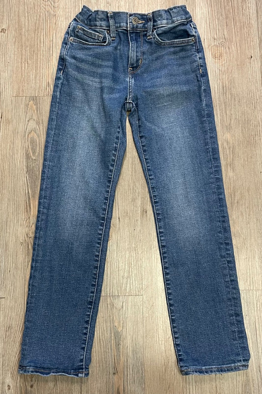 Blue Old Navy Slim Adjustable Waist Jeans, 10Y