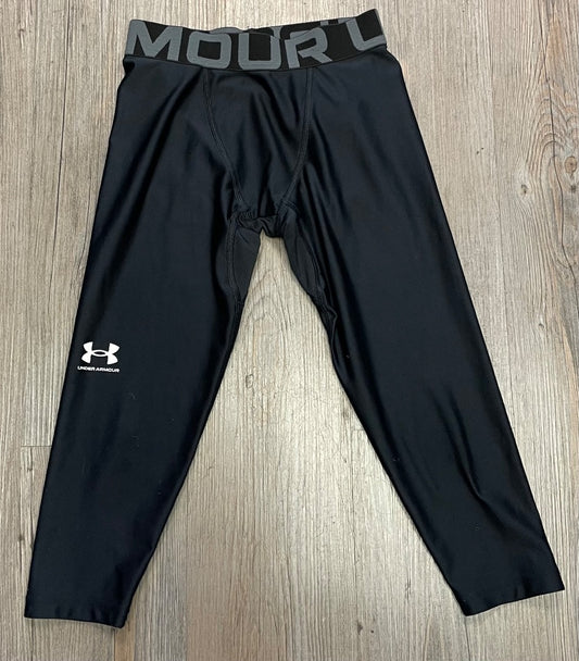Black Under Armour Heat Gear Legging, 10-12Y