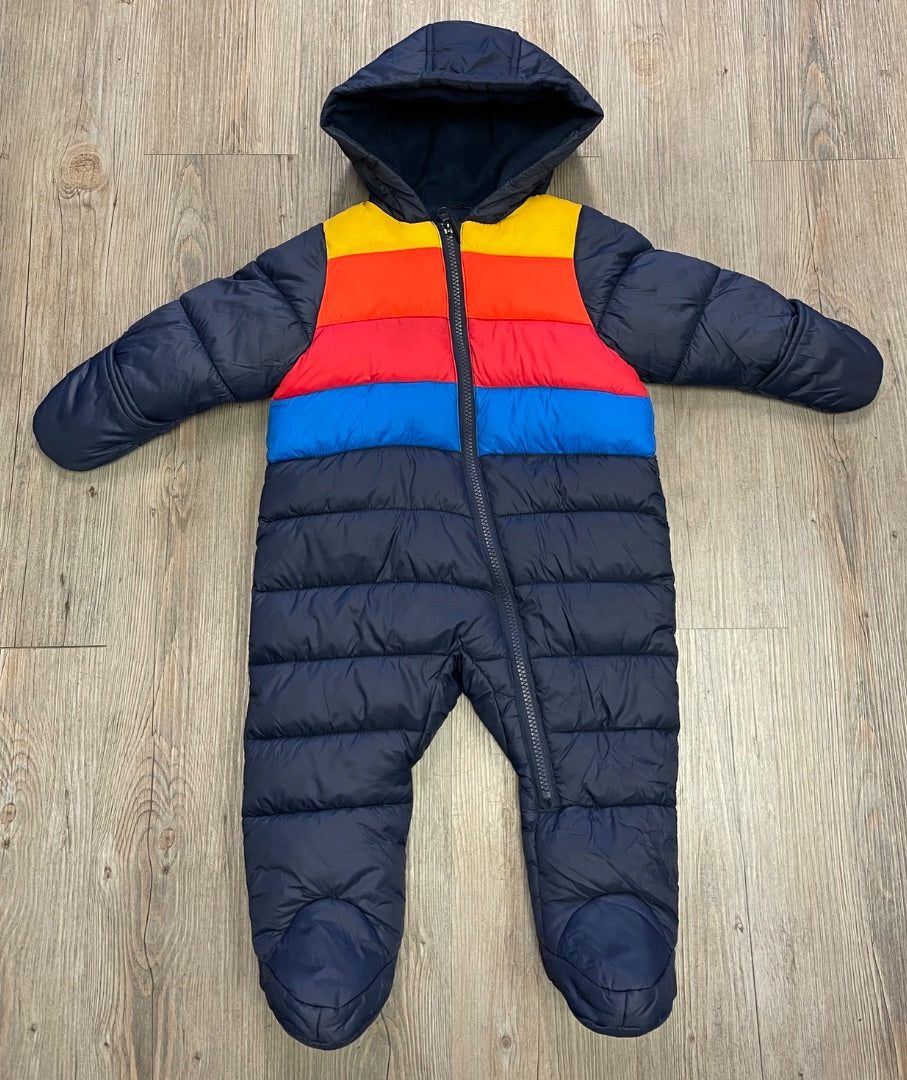 Multi Colour George Snow Suit, 6-12M