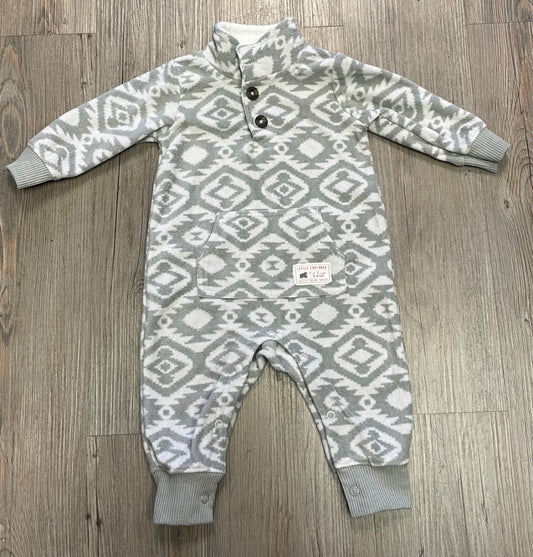 Grey Carters Fleece Onesie, 6M