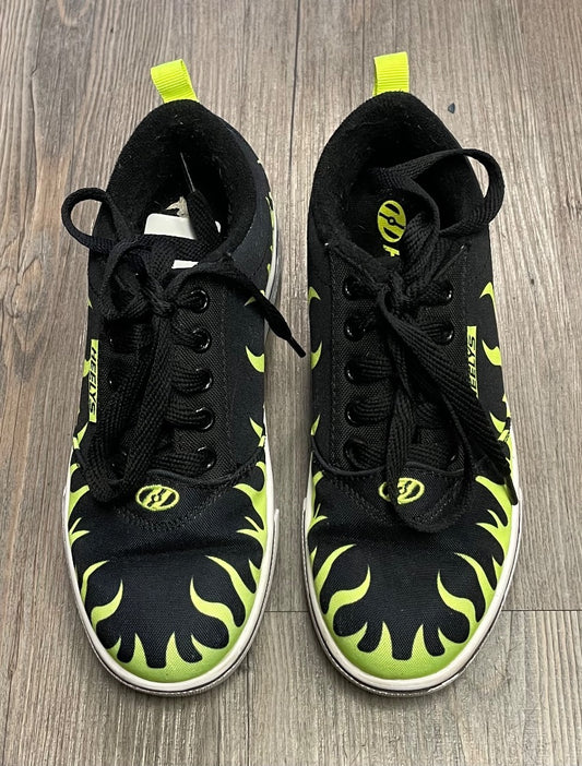 Black,Lime Heelys Heelys Shoes, 1Y