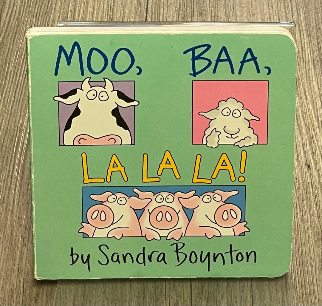 Mint Sandra Boyton MOO BAA LALALA, Boardbook