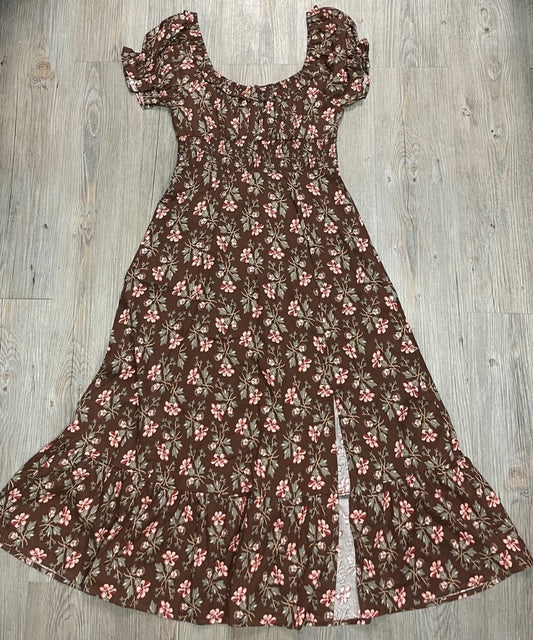 Winter Floral Rylee+ Cru Lana Dress, 12Y