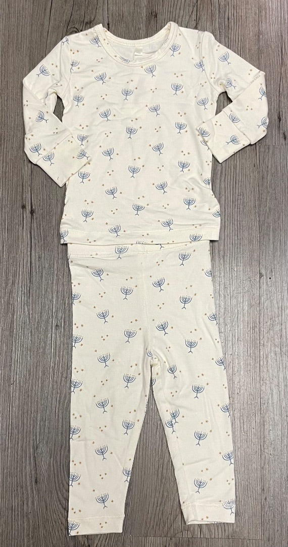 Hanukkah Quincy Mae Bamboo PJ Set, 3-6M