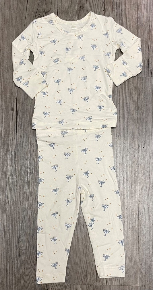 Hanukkah Quincy Mae Bamboo PJ Set, 3-6M