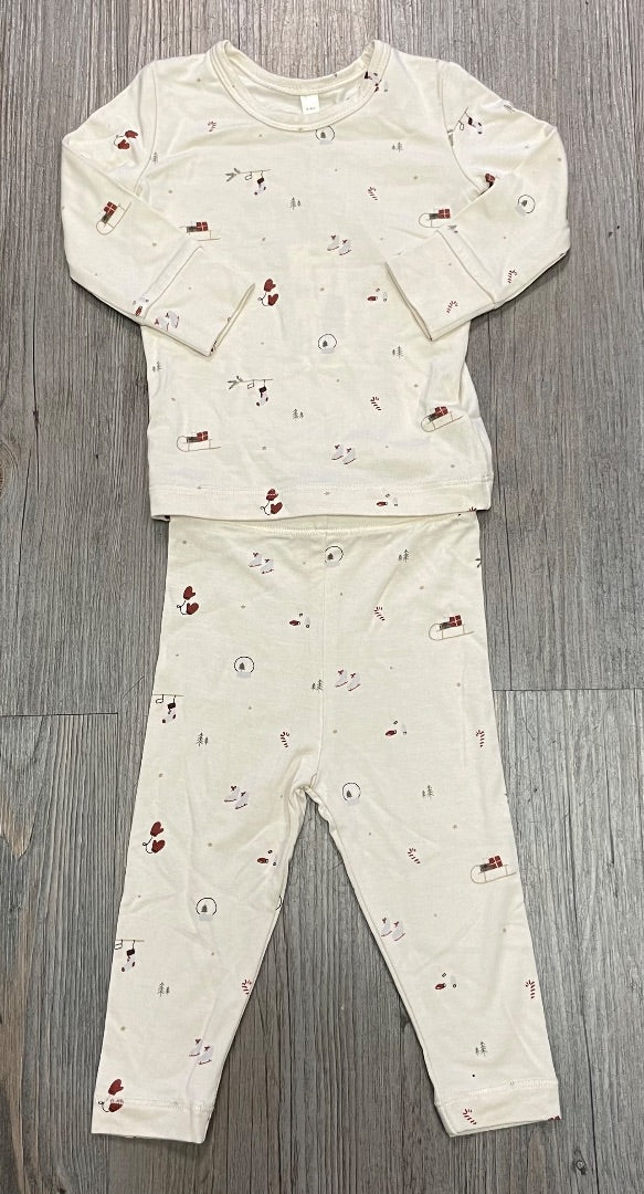 Winter Wonderland Rylee + Cru Bamboo PJ Set, 3-6M