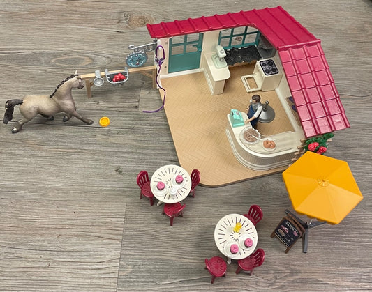 Multi Colour Schleich Horse club Rider Cafe, 5Y+