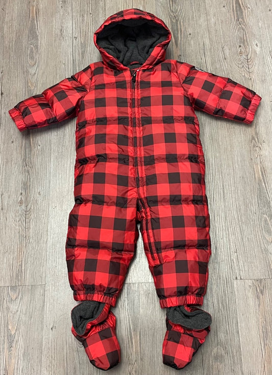 Plaid Gap Downfill Bunting Suit, 12-18M